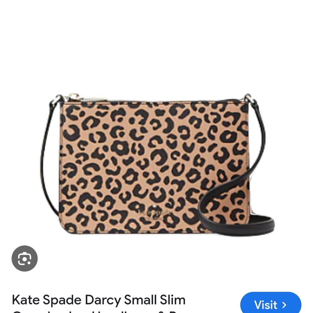 Kate Spade Leopard Print Crossbody Bag